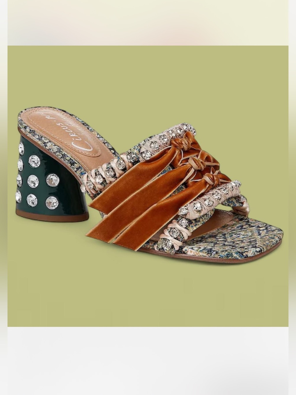 Circus NY by Sam Edelman Vera
Embellished Block Heel Mules 7.5